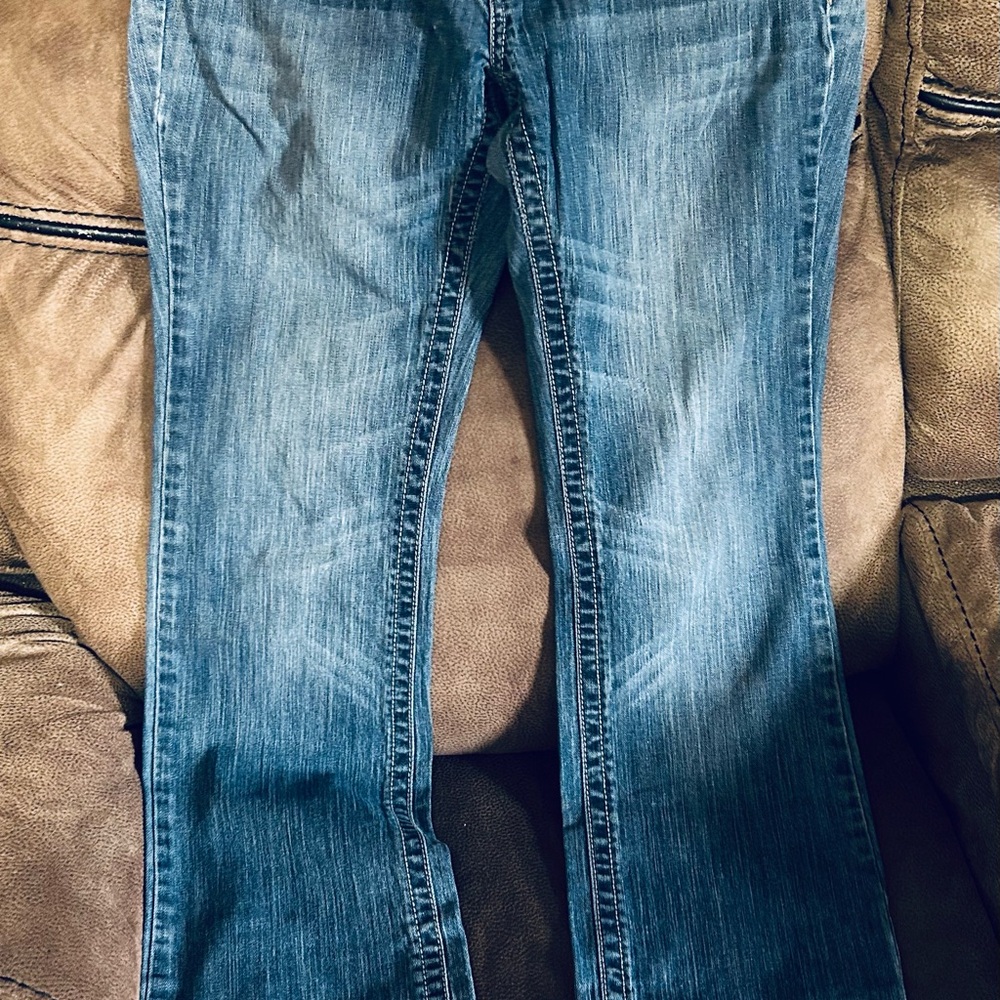 Vanilla Star Blue Boot Cut Jeans Classic Style